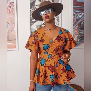 Nandi Flare Sleeve Top